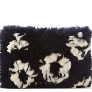 Thakoon Rabbit Fur Clutch